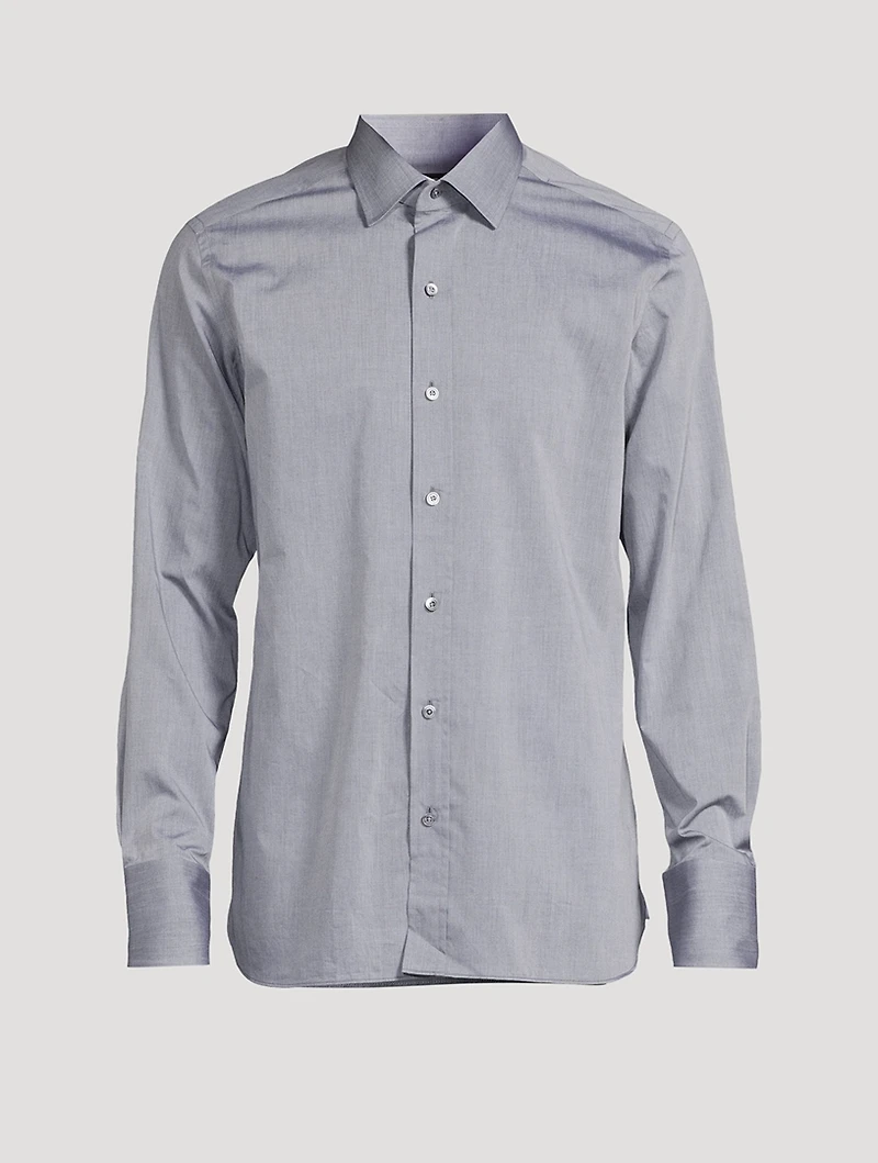 Chambray Slim-Fit Shirt