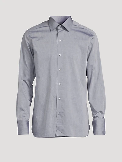 Chambray Slim-Fit Shirt