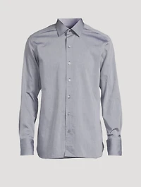 Chambray Slim-Fit Shirt