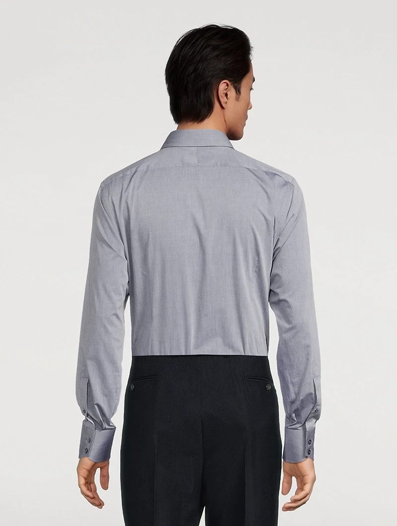 Chambray Slim-Fit Shirt