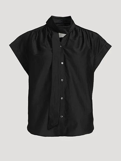 Penny Tie-Neck Shirt