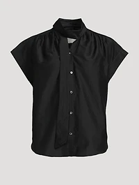 Penny Tie-Neck Shirt