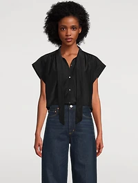 Penny Tie-Neck Shirt