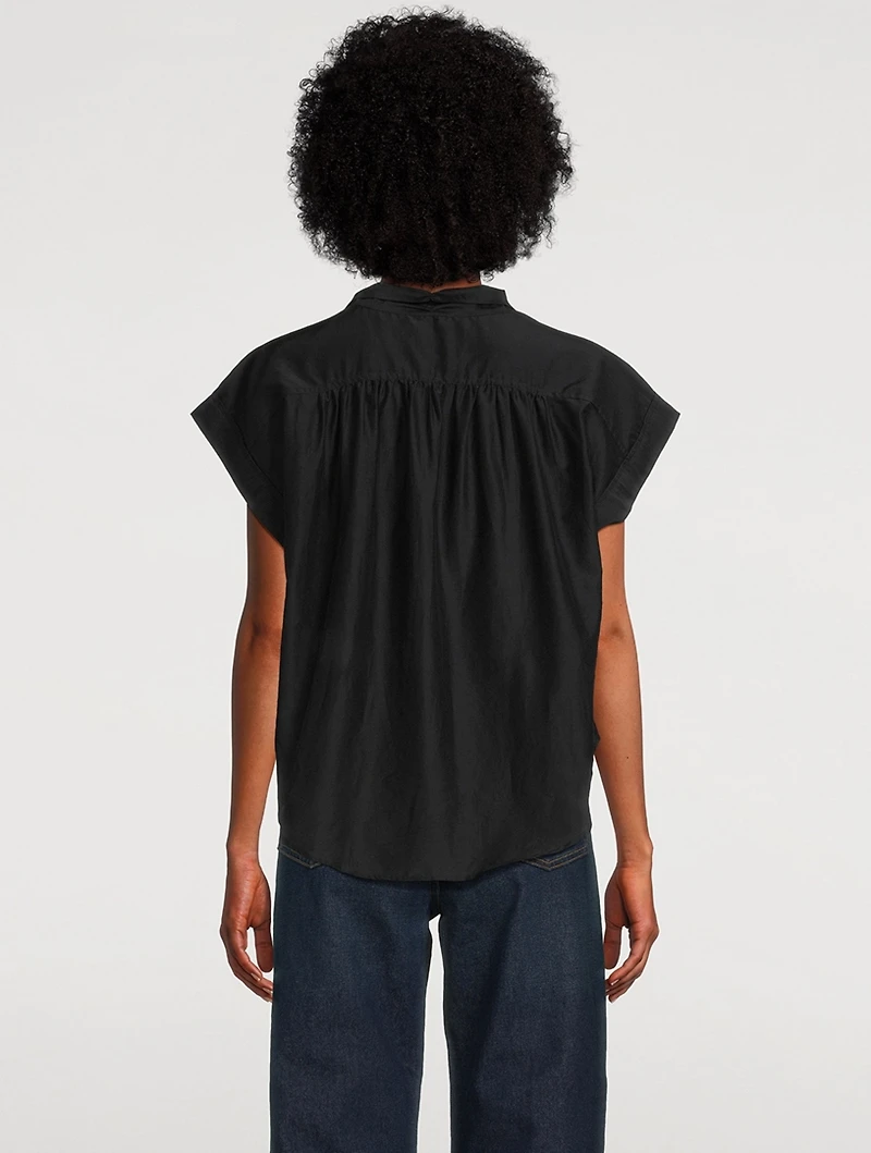 Penny Tie-Neck Shirt