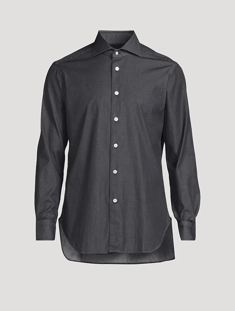 Stretch Cotton Sport Shirt