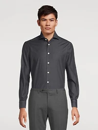 Stretch Cotton Sport Shirt