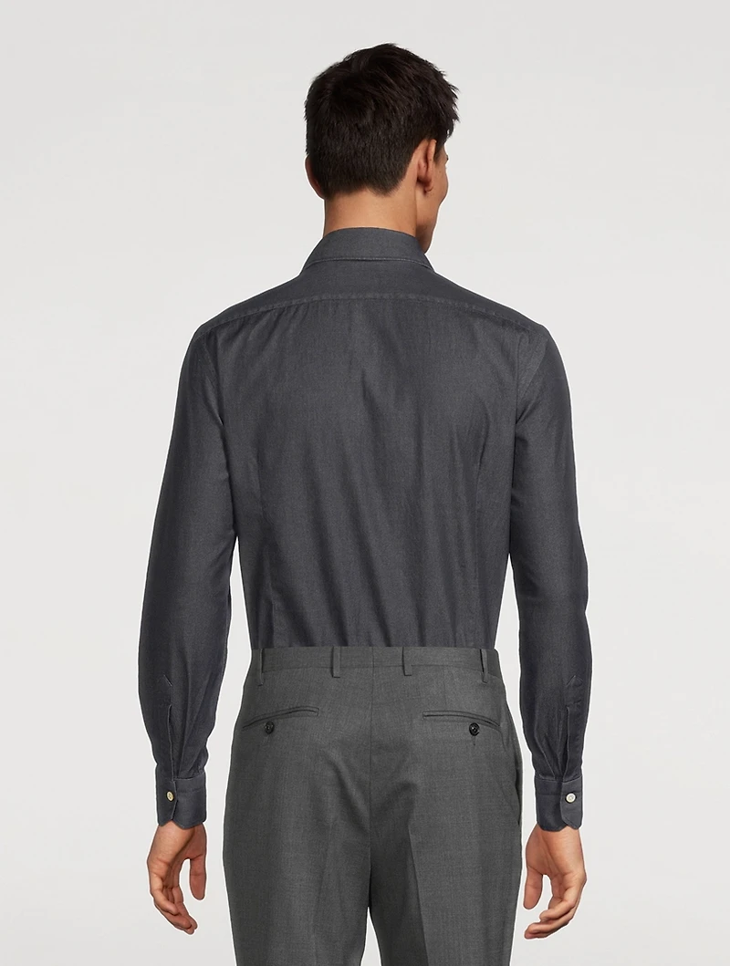 Stretch Cotton Sport Shirt