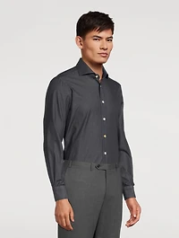 Stretch Cotton Sport Shirt