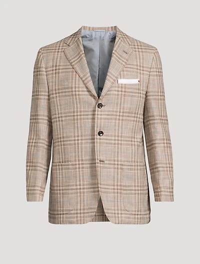 Glen Plaid Jacket