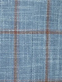 Windowpane Single-Breasted Jacket