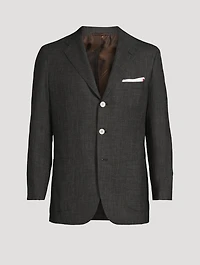Wool, Silk, And Linen Jacket