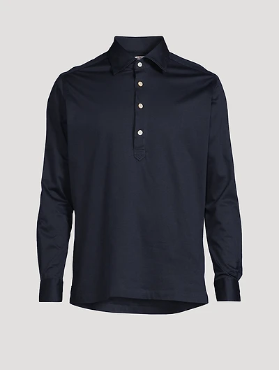 Long-Sleeve Polo Shirt