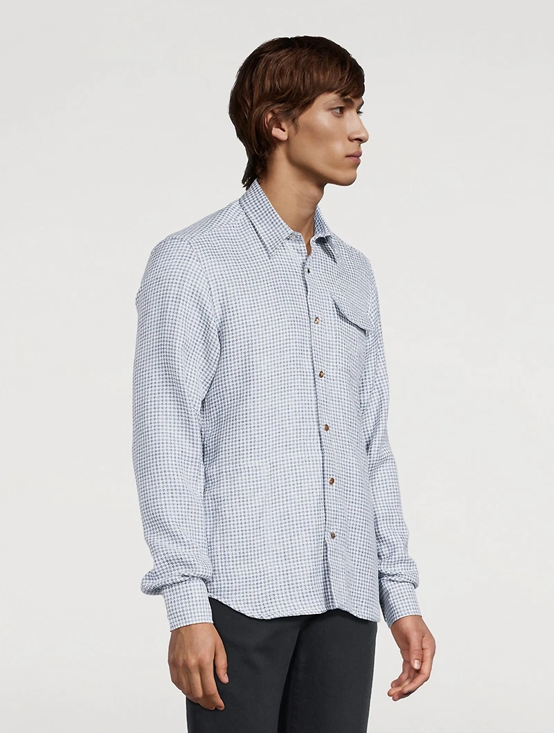 Houndstooth Overshirt