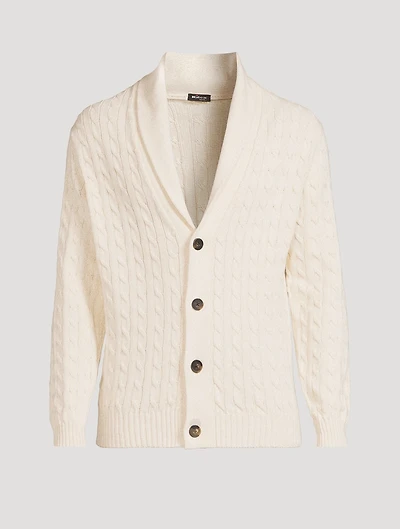 Cable-Knit Cardigan