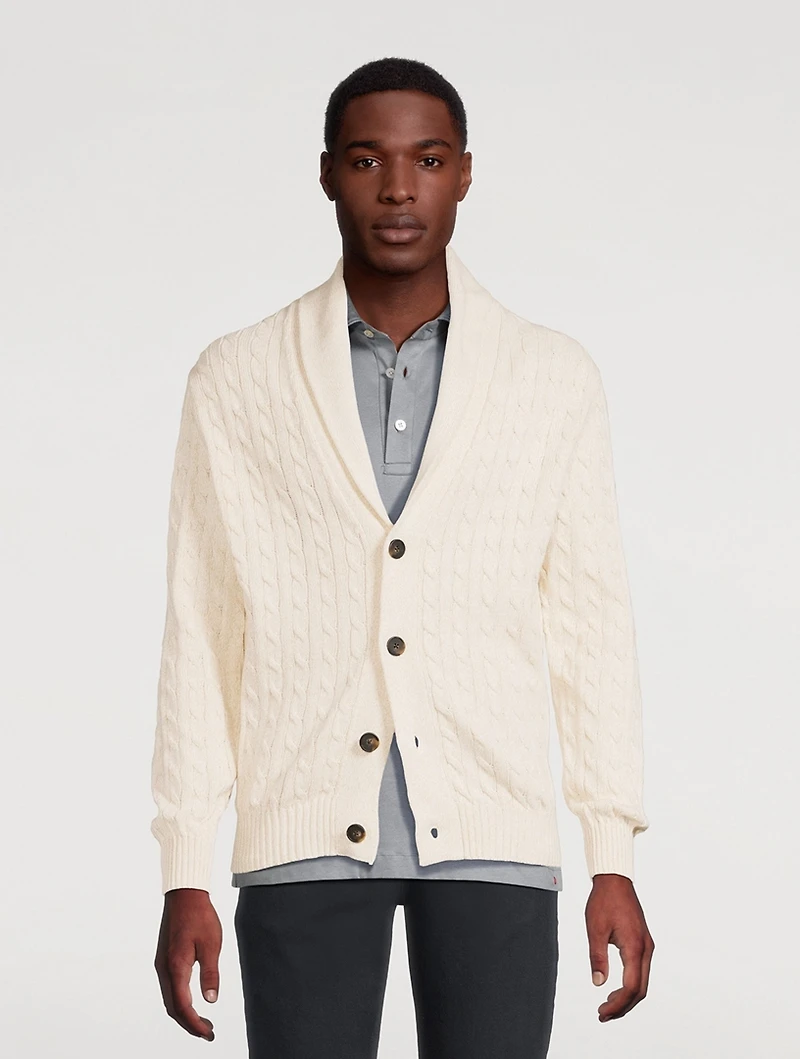 Cable-Knit Cardigan