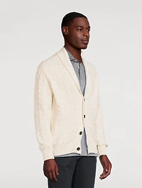 Cable-Knit Cardigan
