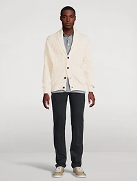 Cable-Knit Cardigan