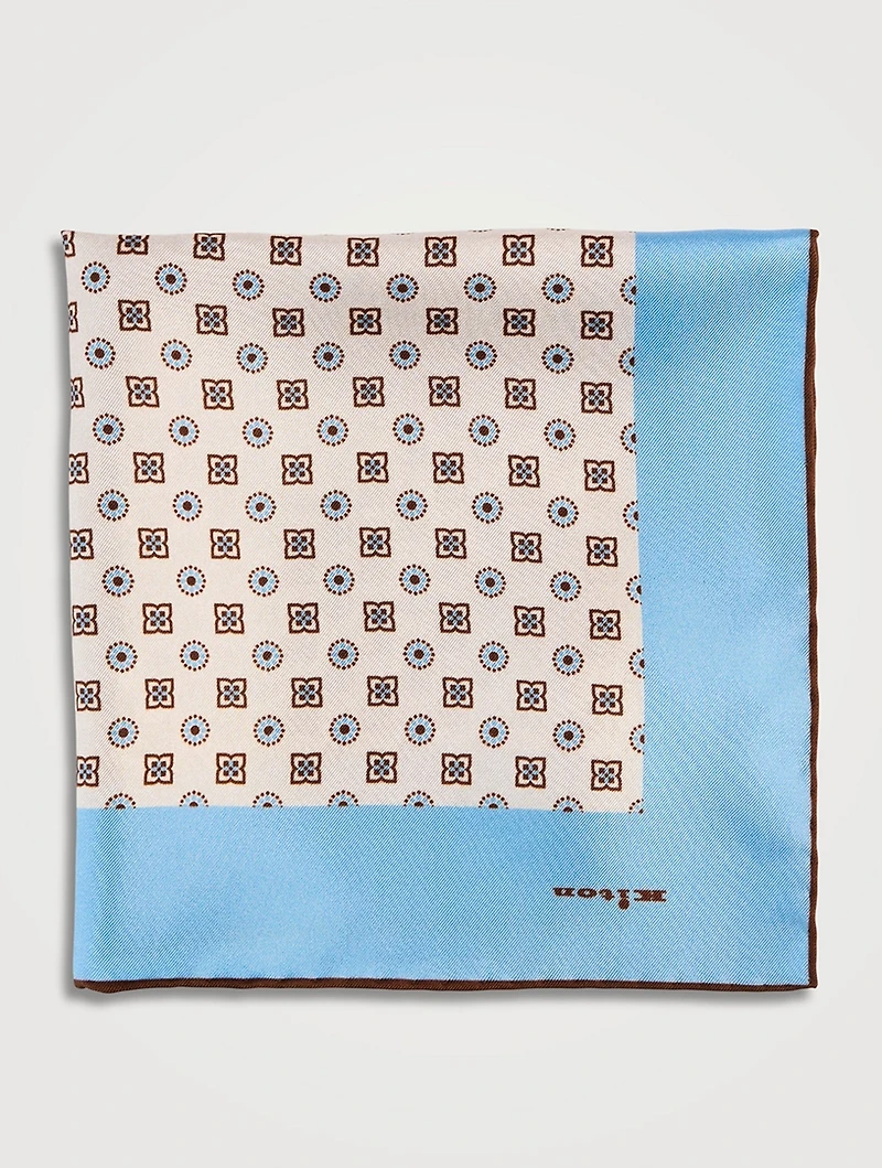 Geometric Patterned Pocket Square