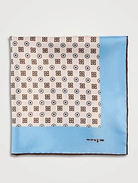 Geometric Patterned Pocket Square