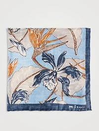 Floral Printed Pocket Square