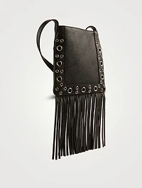 Nellcôte Embellished Leather Shoulder Bag