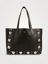 Medium Nellcôte Embellished Leather Tote Bag