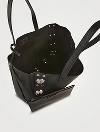 Medium Nellcôte Embellished Leather Tote Bag