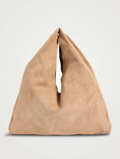 Small Bindle Suede Tote Bag