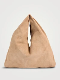 Small Bindle Suede Tote Bag