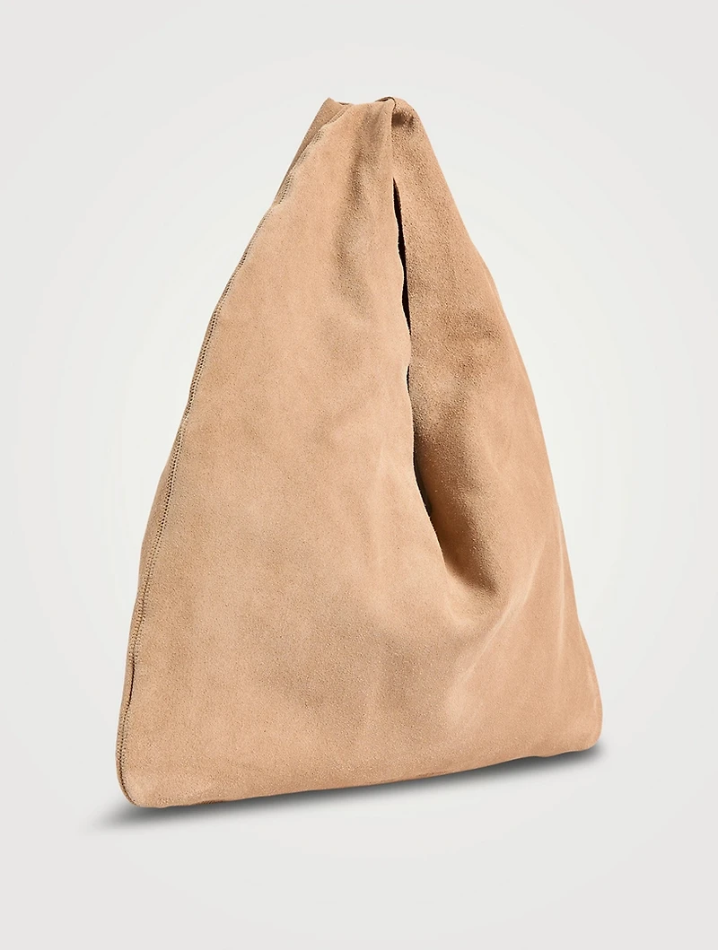 Small Bindle Suede Tote Bag