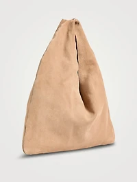 Small Bindle Suede Tote Bag