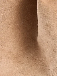 Small Bindle Suede Tote Bag