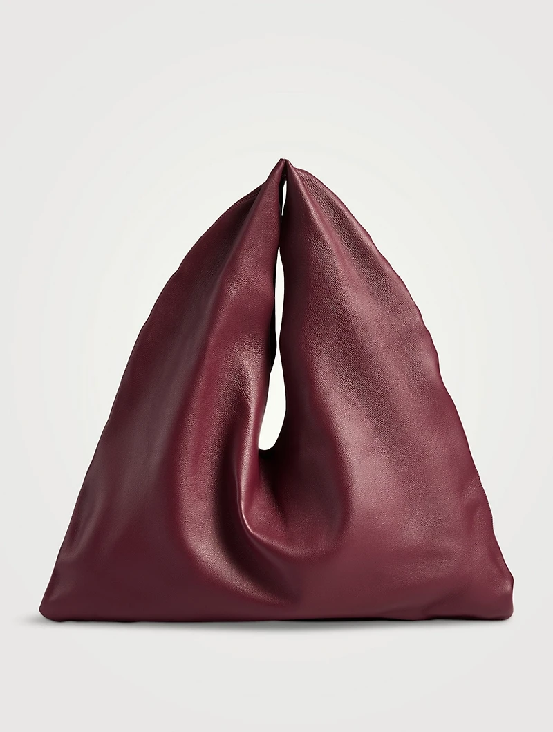 Small Bindle Leather Tote Bag