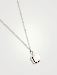 Viv Silver Square Locket Necklace