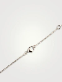 Slim Rectangle Dee Silver Locket Necklace