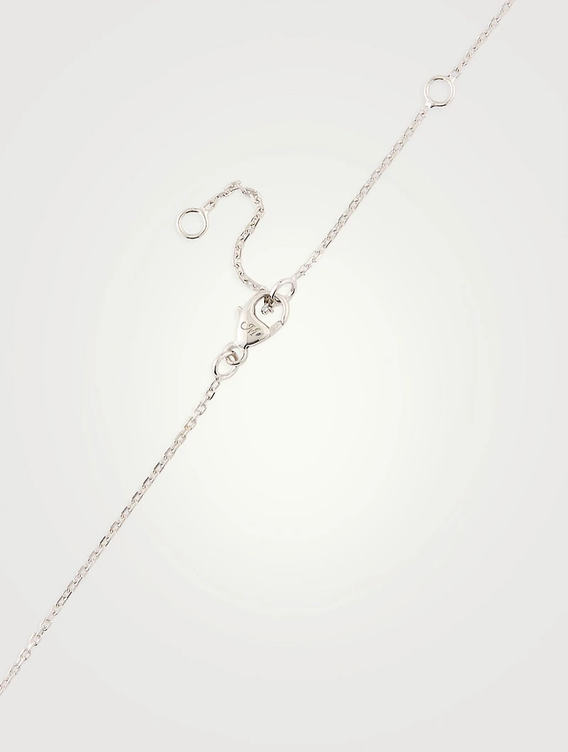 Adventure Compass Silver Locket Necklace With Sapphire