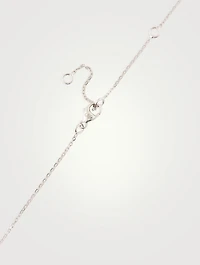 Adventure Compass Silver Locket Necklace With Sapphire