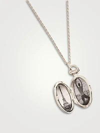 Petite Anna Silver Locket Necklace