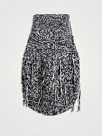 Inna Woven Midi Skirt