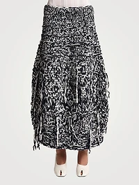 Inna Woven Midi Skirt