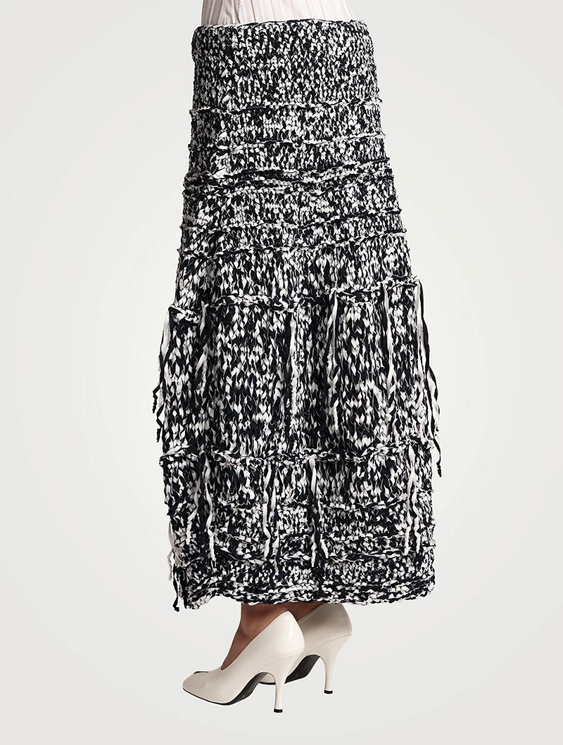 Inna Woven Midi Skirt