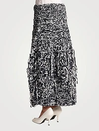 Inna Woven Midi Skirt