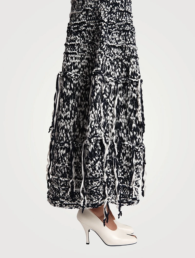 Inna Woven Midi Skirt