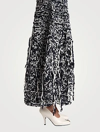 Inna Woven Midi Skirt