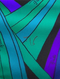 Chain-Trimmed Bikini Bottom Iride Print