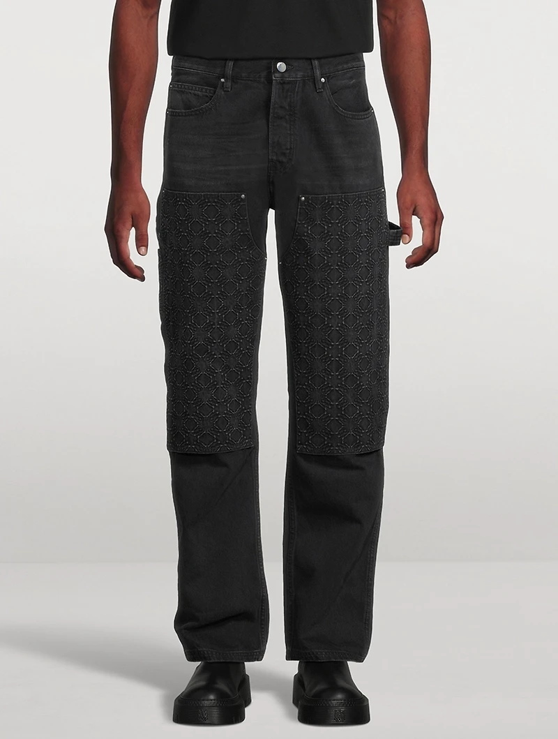 MA Quad Debossed Carpenter Jeans