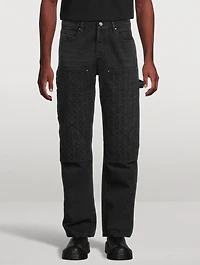 MA Quad Debossed Carpenter Jeans