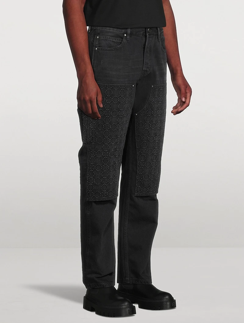 MA Quad Debossed Carpenter Jeans