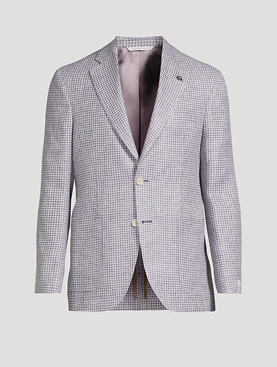 Myles Houndstooth Blazer
