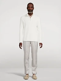 Yves Single-Pleat Wool Trousers